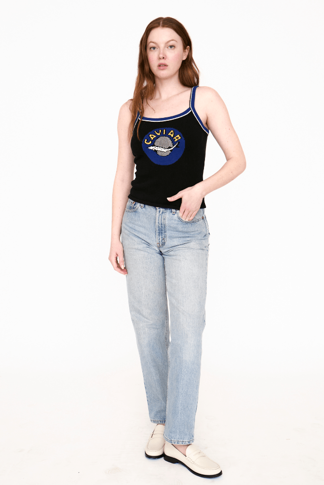 CAVIAR TANK Tops RachelAntonoff.com