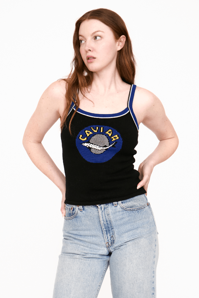 CAVIAR TANK Tops RachelAntonoff.com