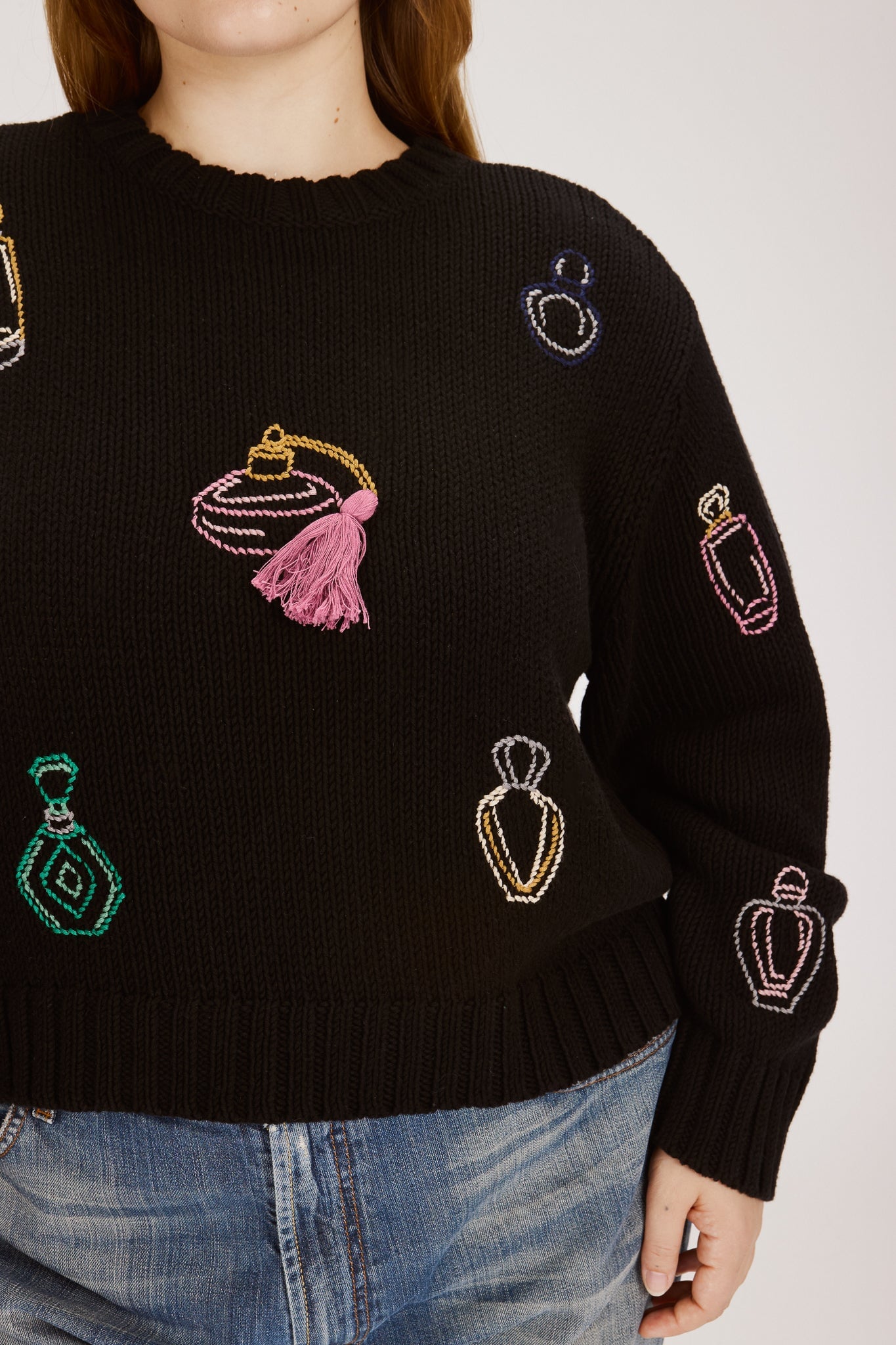 ANN SWEATER PERFUME BOTTLES SWEATERS RachelAntonoff.com