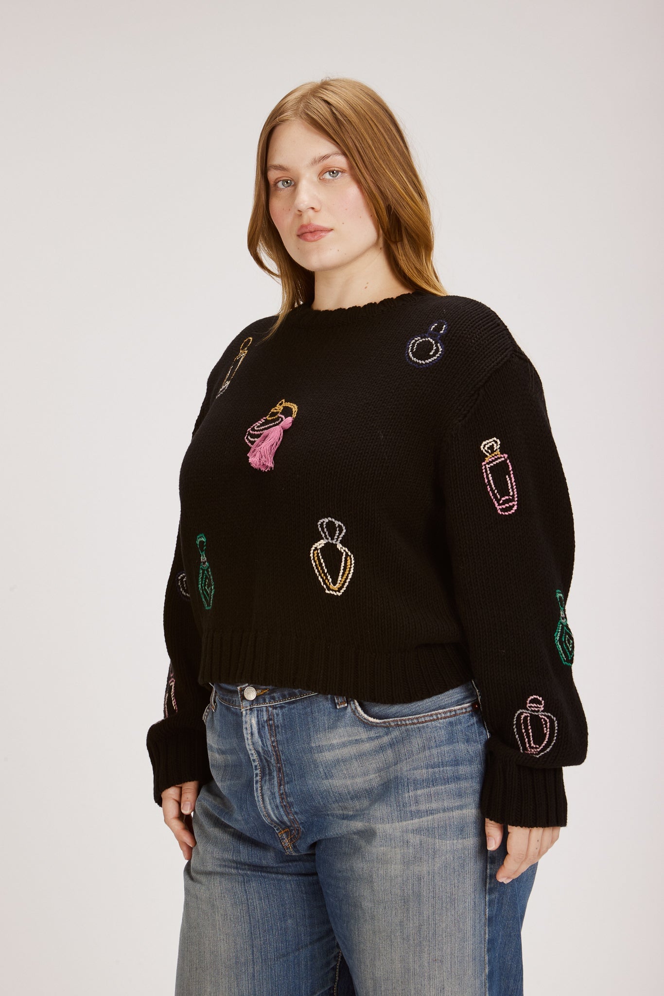 ANN SWEATER PERFUME BOTTLES SWEATERS RachelAntonoff.com