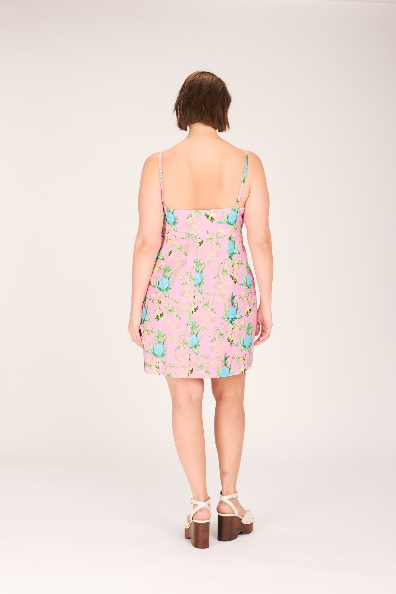 GWEN DRESS BLUE PINEAPPLES DRESSES RachelAntonoff.com