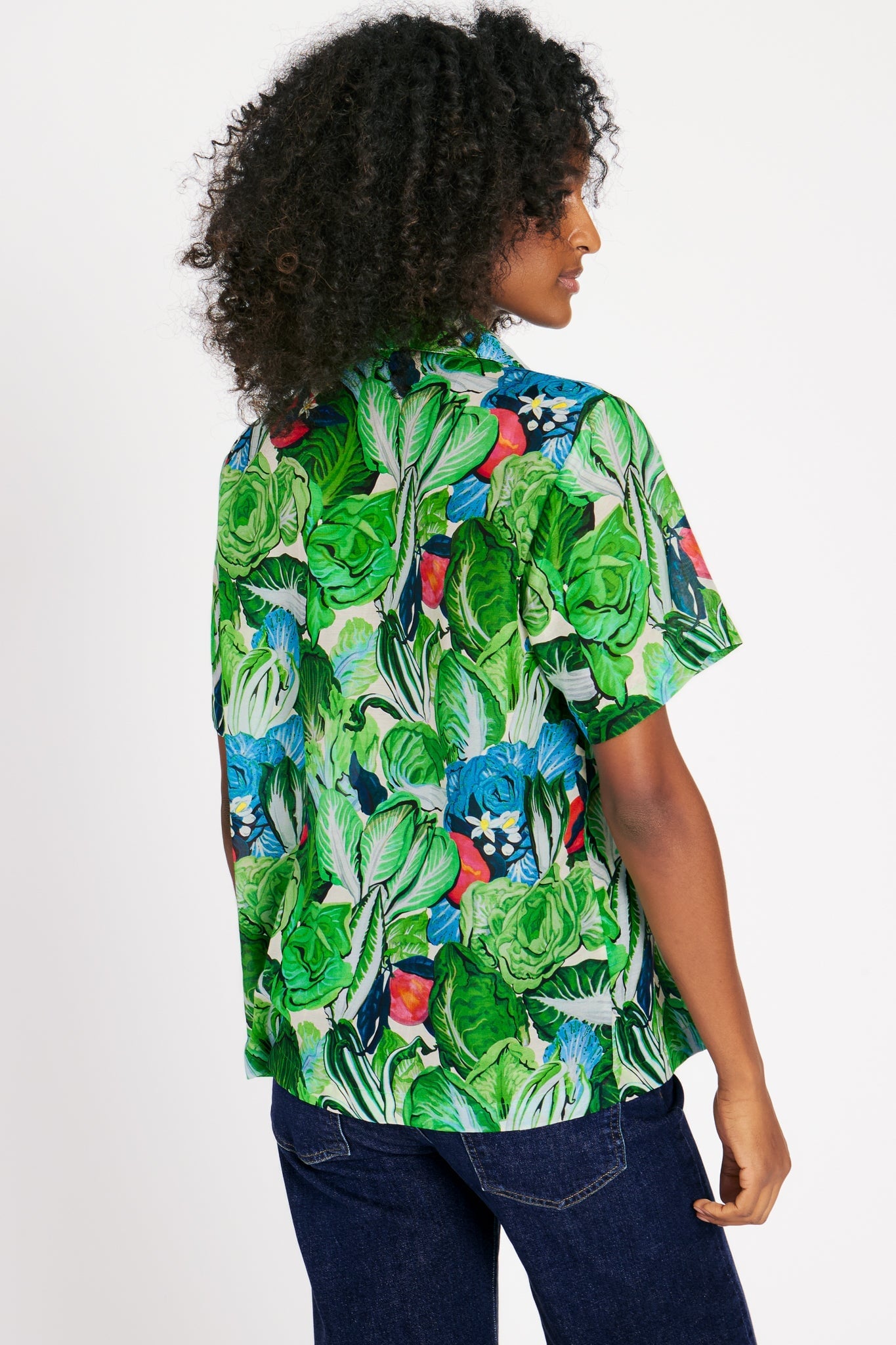 JAMES SHIRT IN RADICCHIO & CITRUS TOPS RachelAntonoff.com