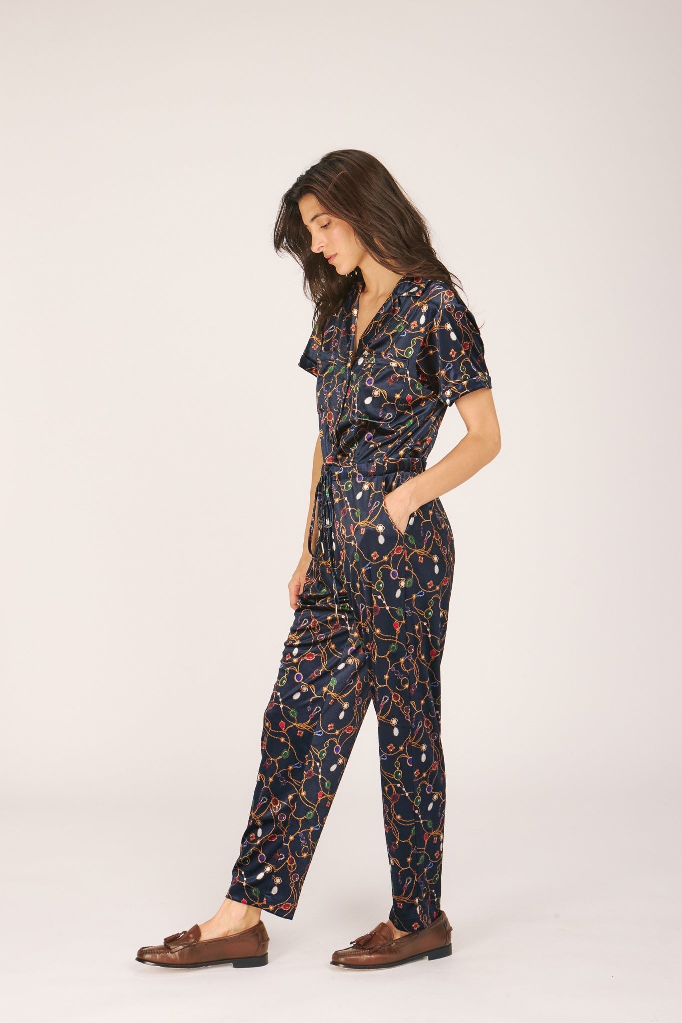 JEWEL JUMPSUIT TREE OF LOST JEWELS JUMPSUITS RachelAntonoff.com