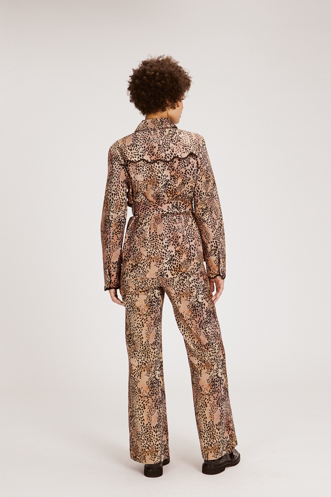 JORDANA JACKET WELCOME HOME, CHEETAH OUTERWEAR RachelAntonoff.com