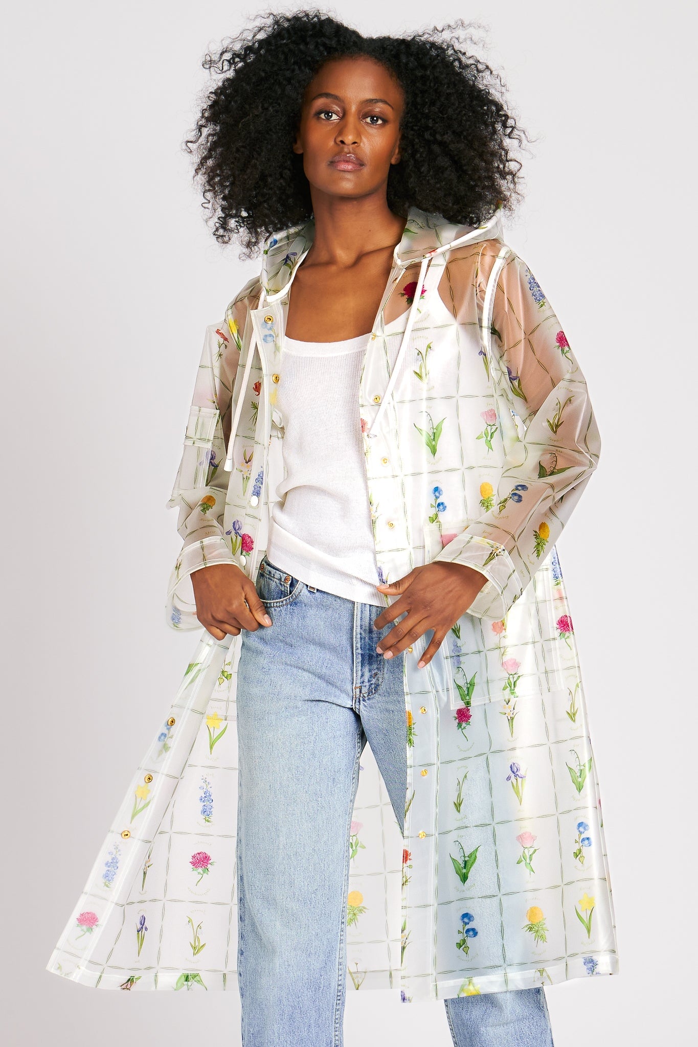 MADISON SLICKER FLOWERS OF THE MONTH OUTERWEAR RachelAntonoff.com