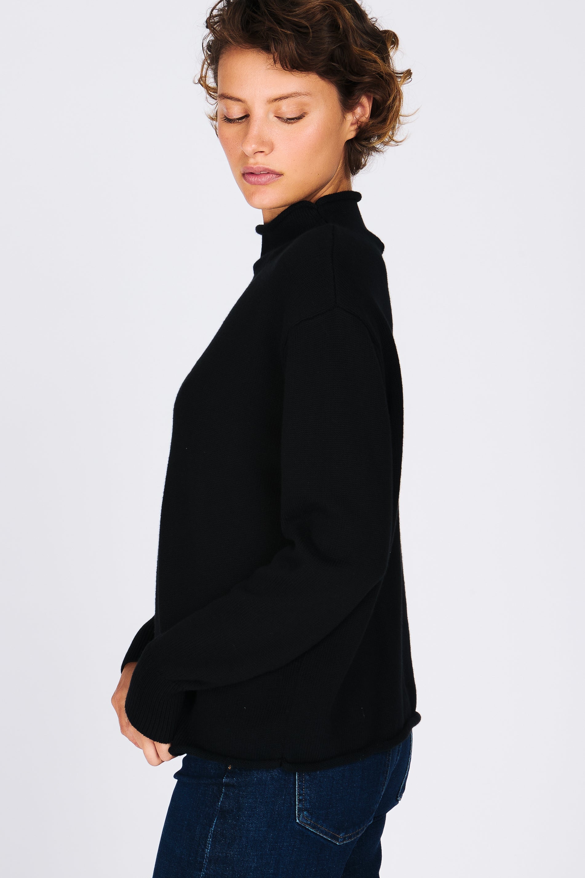 MARTINI MOCKNECK SWEATER Sweaters RachelAntonoff.com