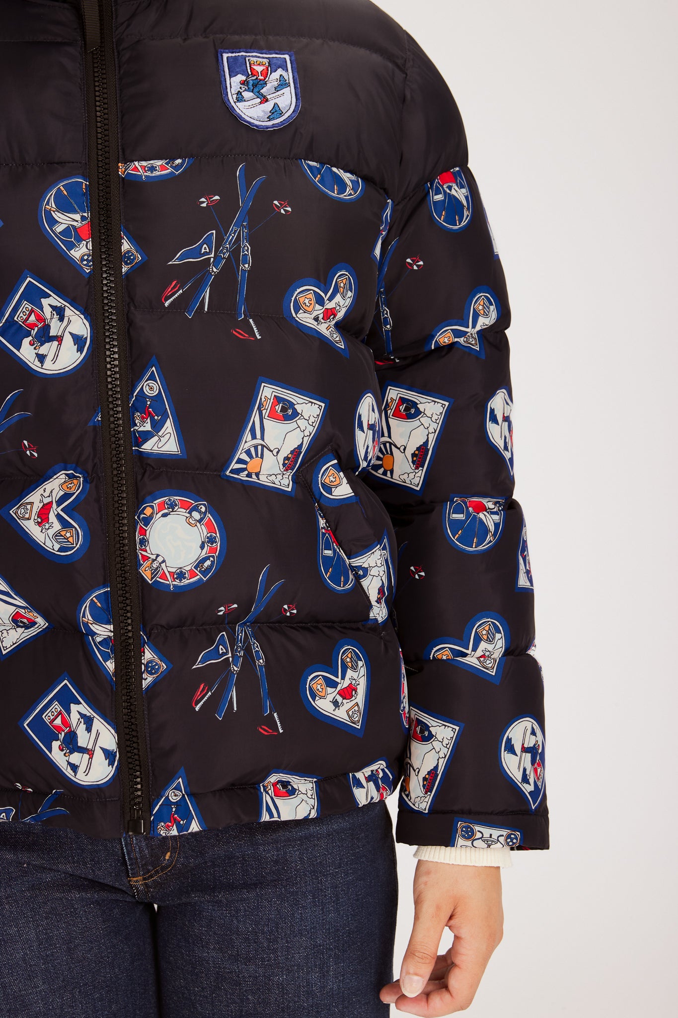 PARKER PUFFER SKI PATCHES