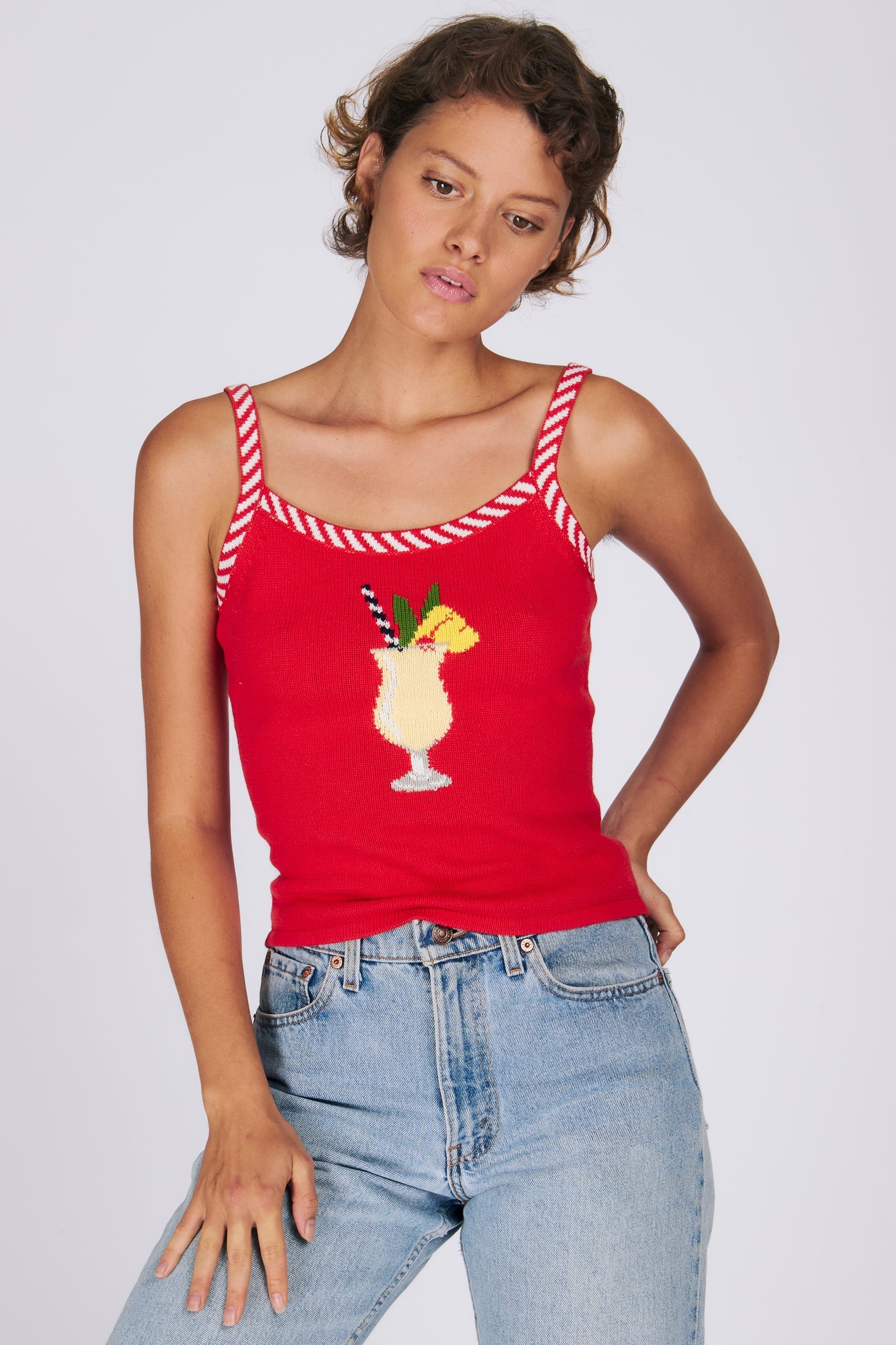 PIÑA COLADA TANK TOPS RachelAntonoff.com