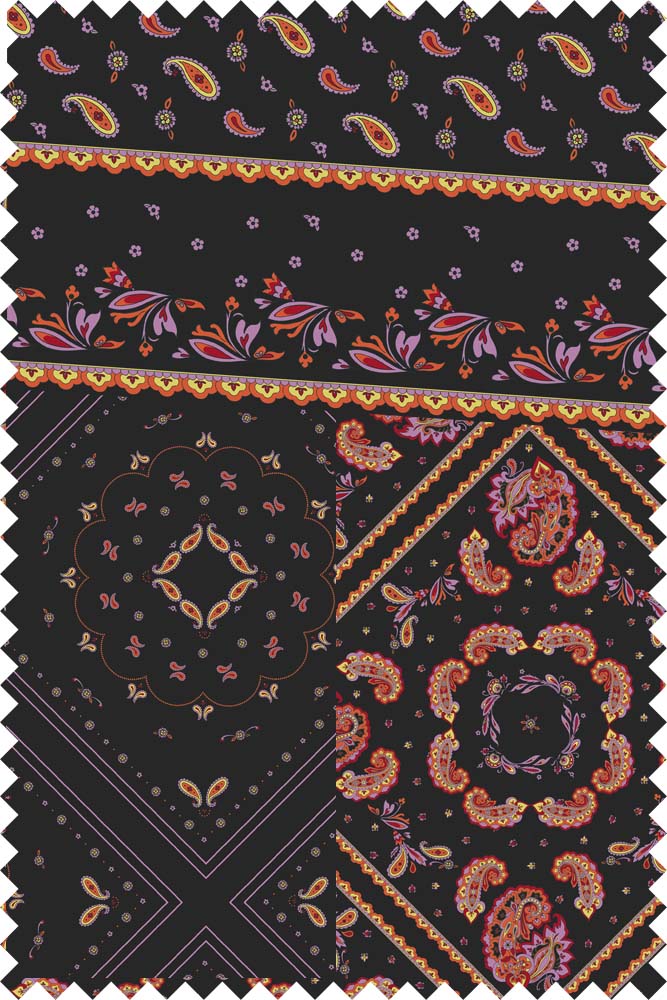 RAMONA SKIRT PURR PAISLEY SKIRTS RachelAntonoff.com