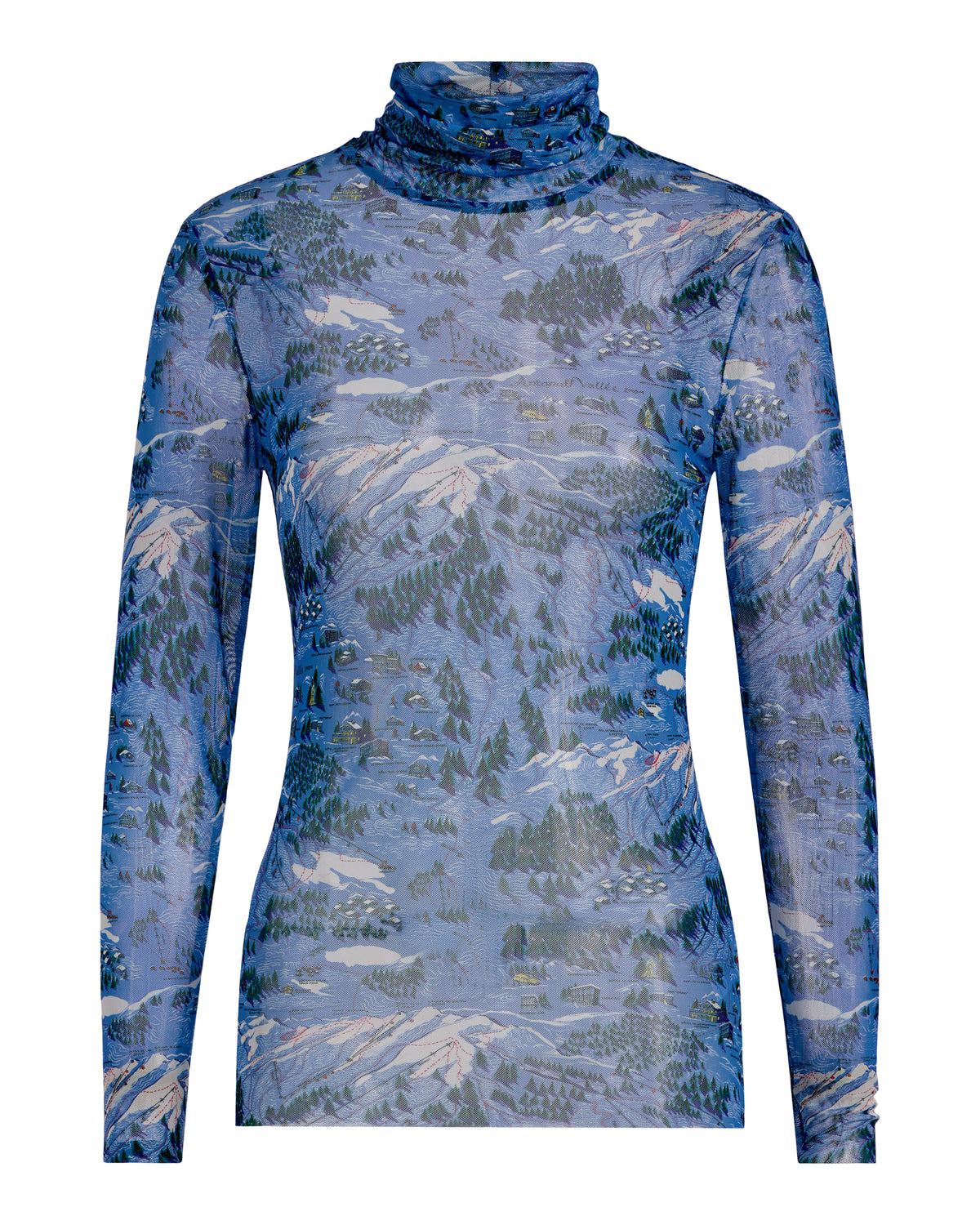 LILLIAN TURTLENECK SKI TOWN MAP