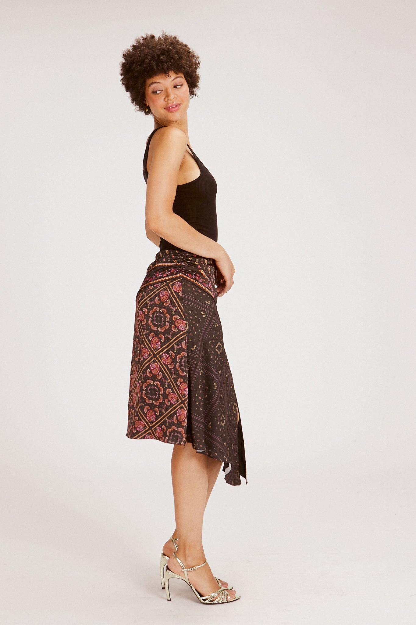 RAMONA SKIRT PURR PAISLEY SKIRTS RachelAntonoff.com