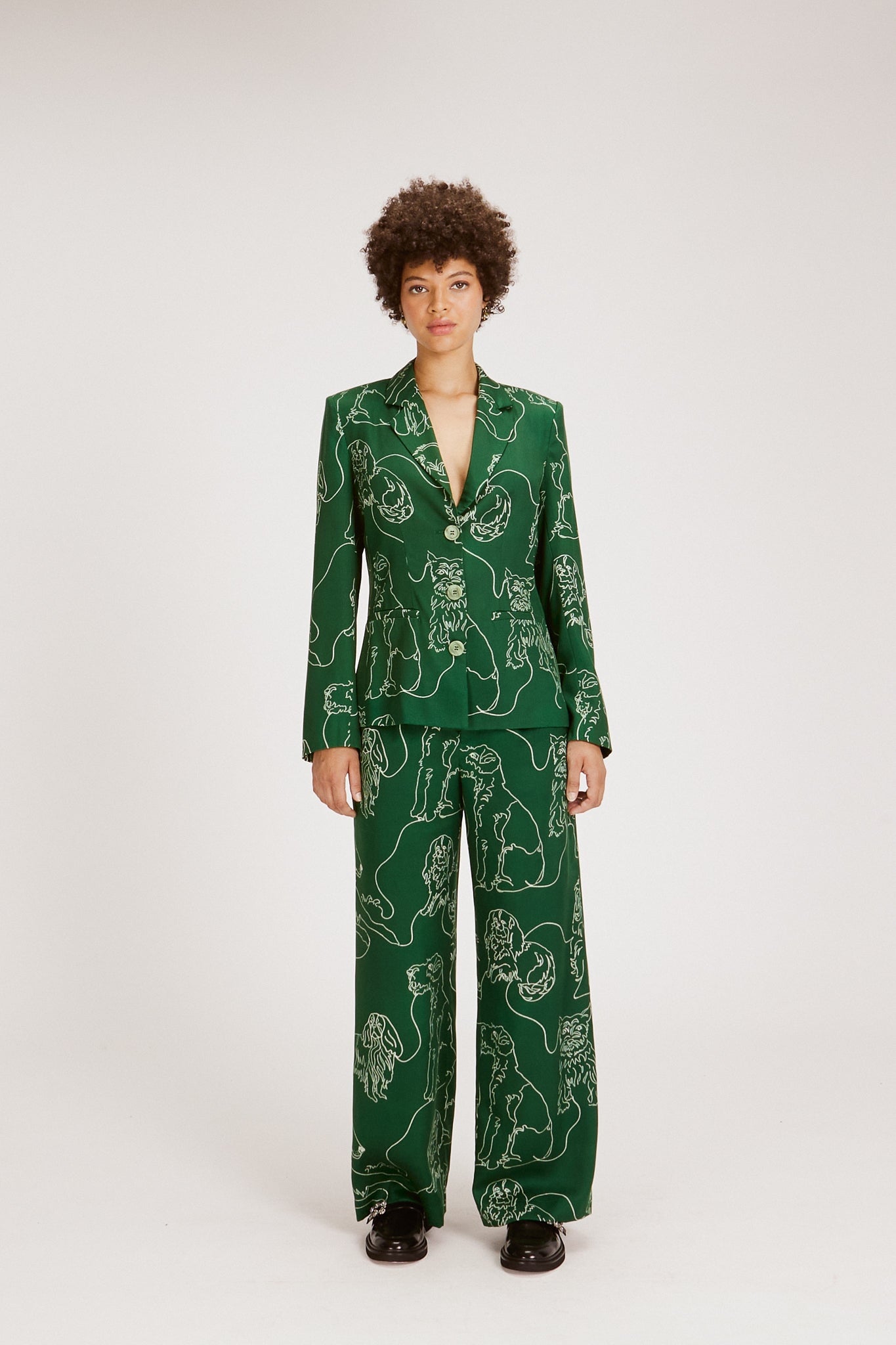ROSE PANT DOG SCRAWL PANTS RachelAntonoff.com