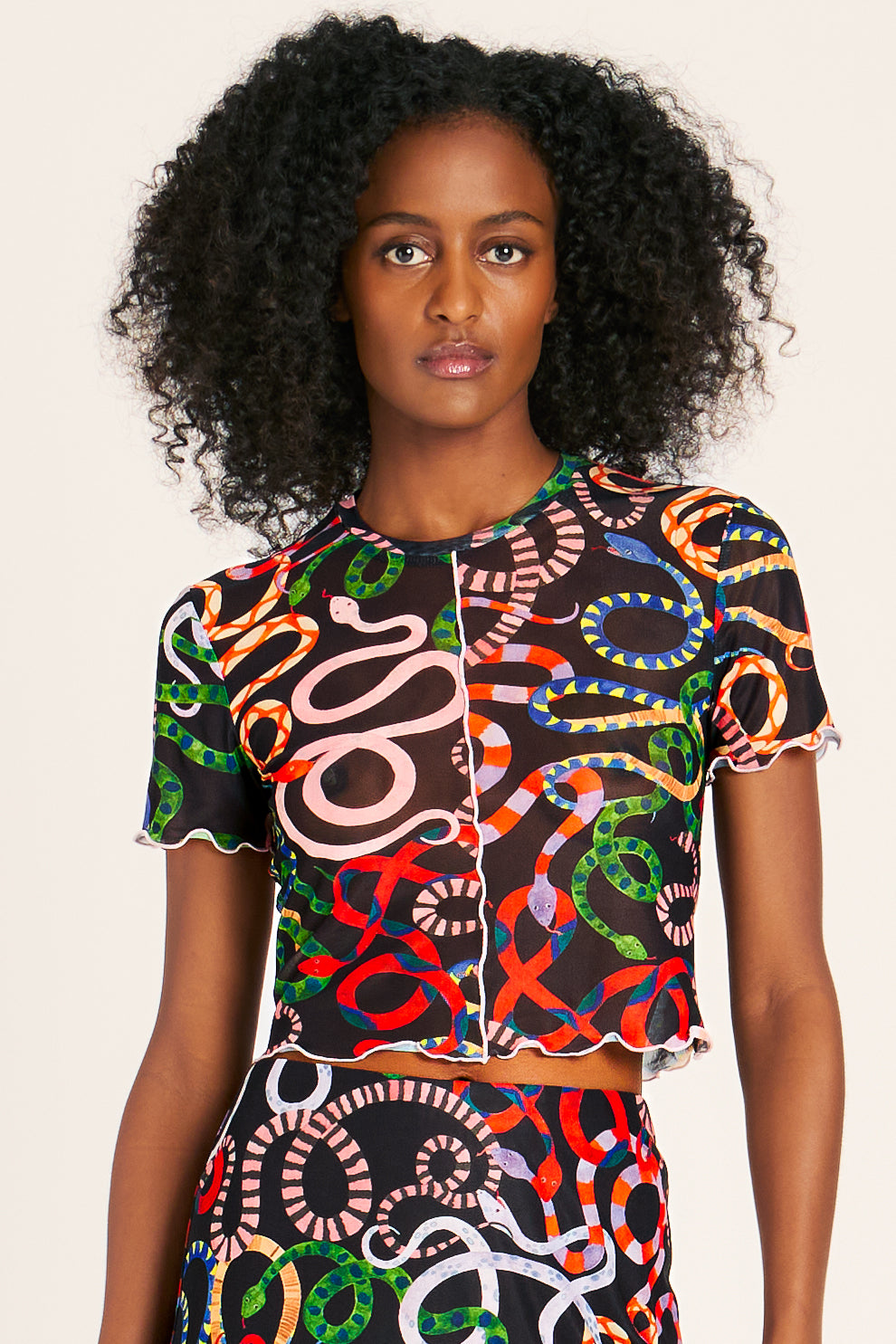 STELLA TOP SNAKES TOPS RachelAntonoff.com