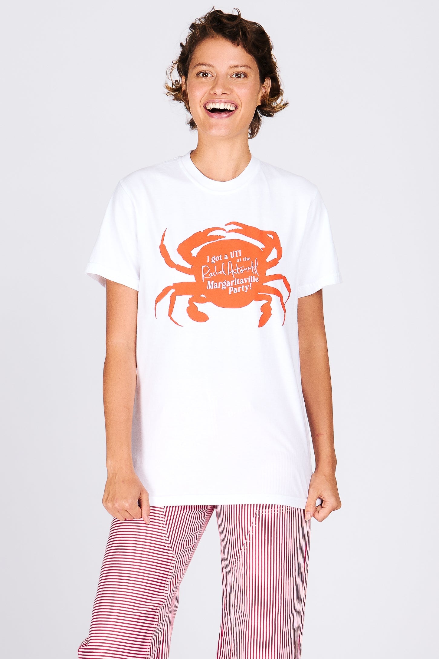 RA PARTY TEE "I GOT A UTI!" Tees RachelAntonoff.com