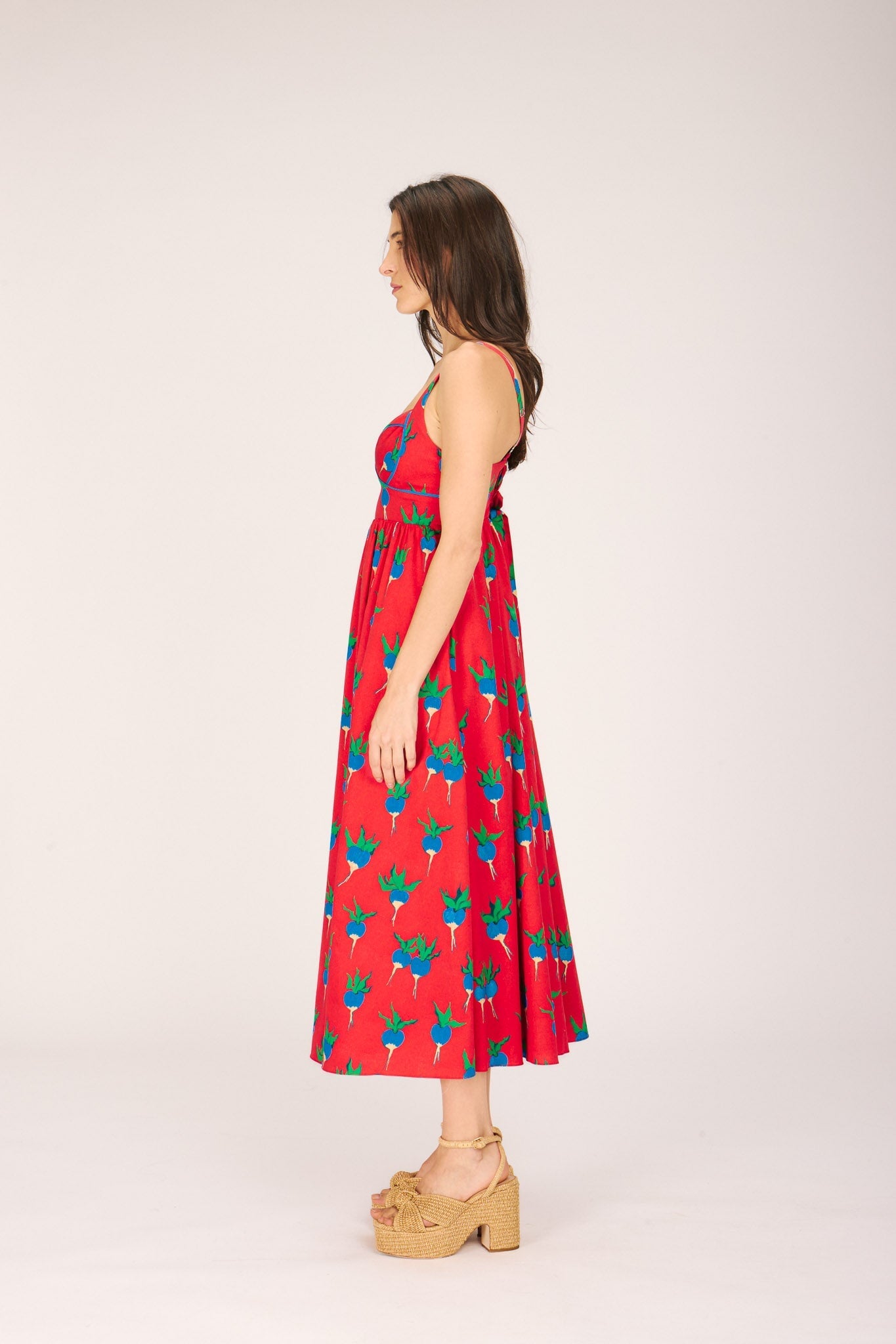 VICTORIA DRESS BLUE RADISHES DRESSES RachelAntonoff.com