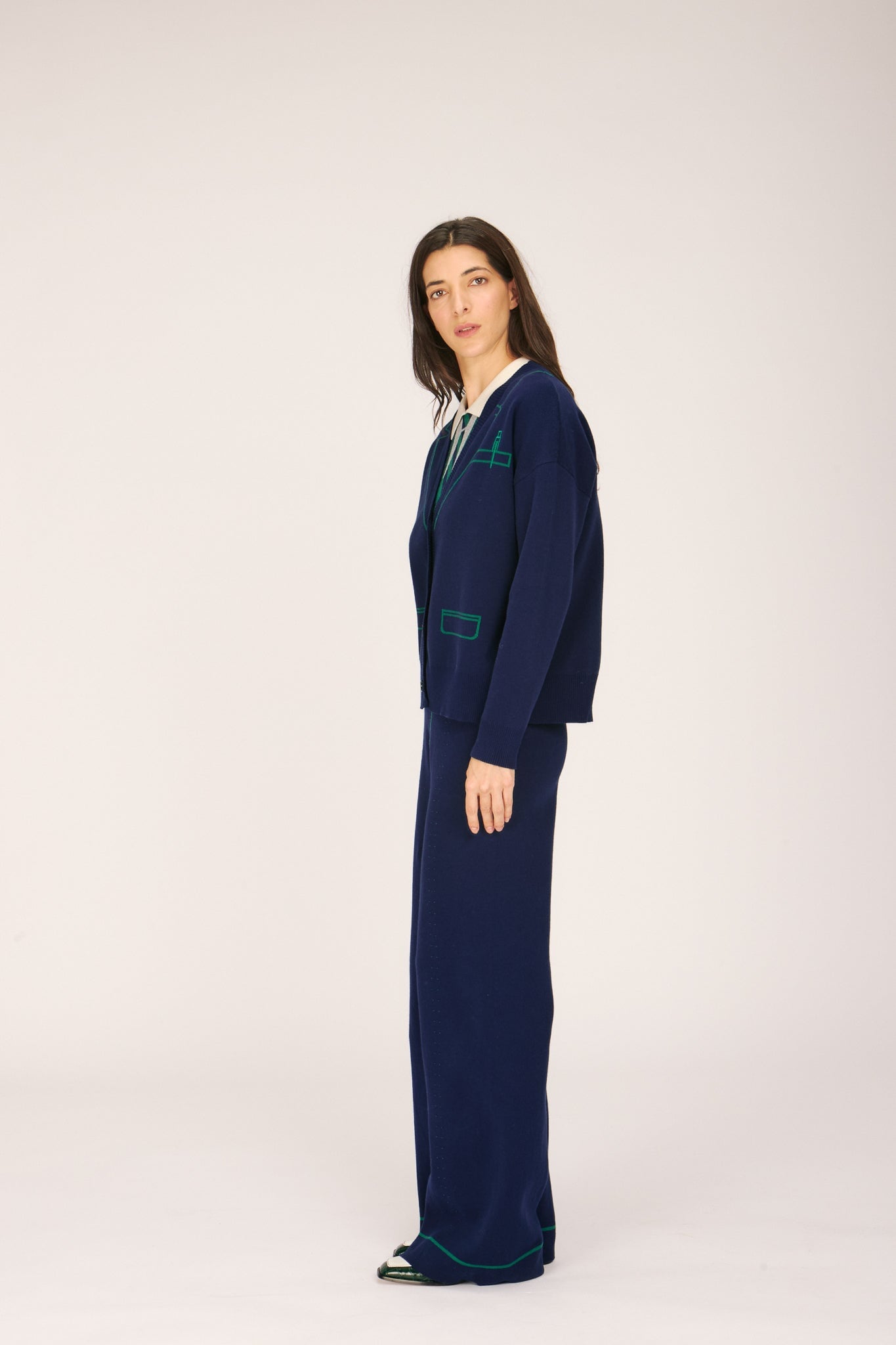 DAN PANT NAVY PANTS RachelAntonoff.com