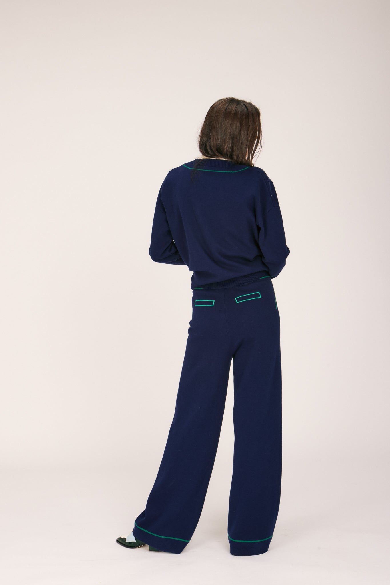 DAN PANT NAVY PANTS RachelAntonoff.com