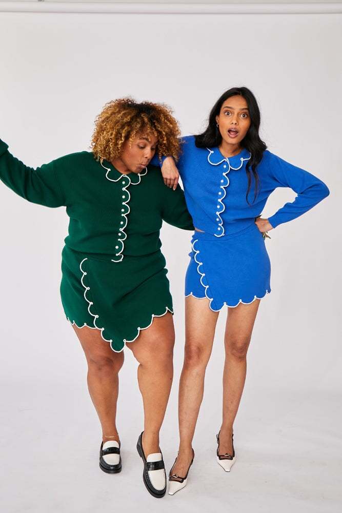 CUPCAKE SKORT BLUE XS-3X Bottoms RachelAntonoff.com