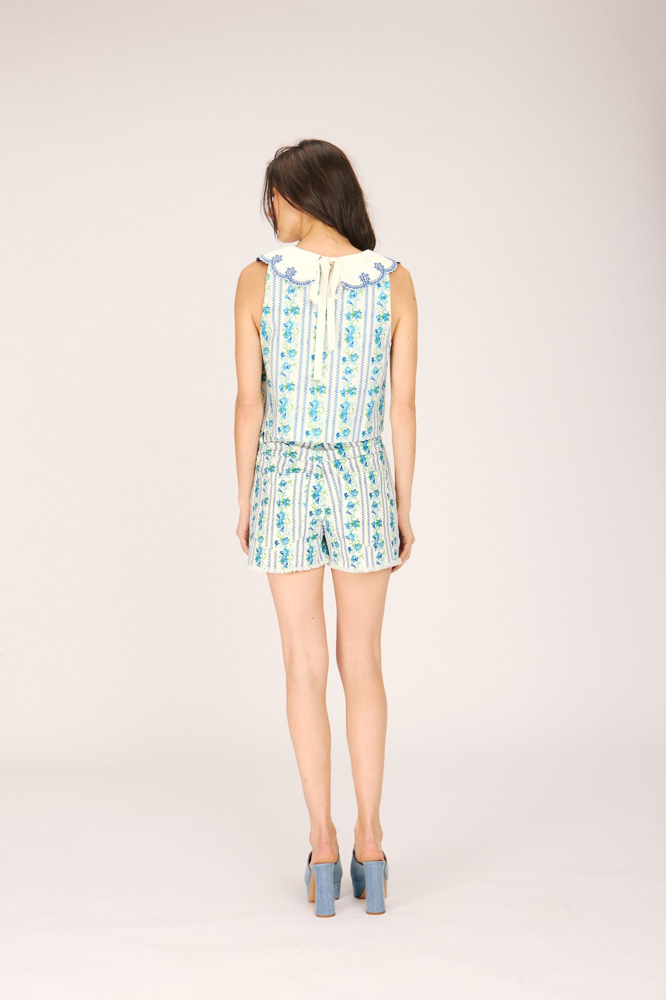 GEORGIA TOP POWDER ROOM FLORAL TOPS RachelAntonoff.com