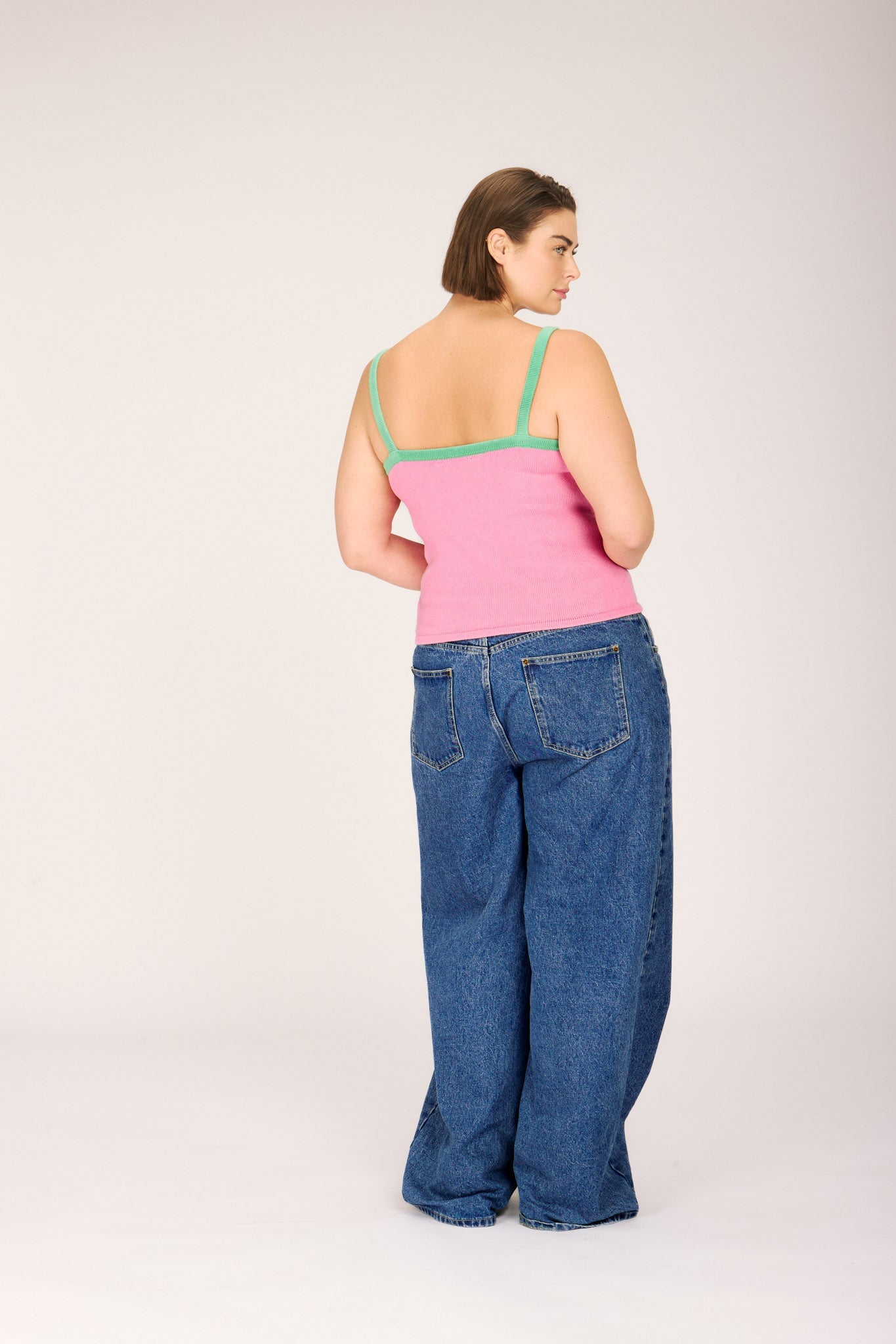 POPSICLE TANK BUBBLEGUM PINK TOPS RachelAntonoff.com