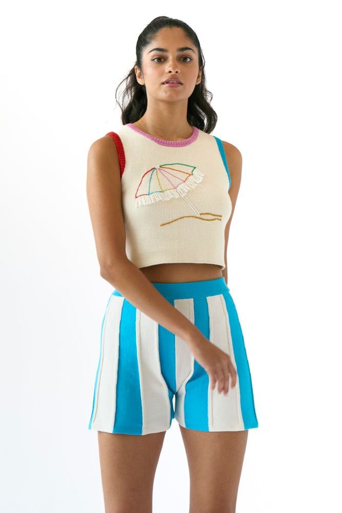 UMBRELLA SHELL SWEATER Tops RachelAntonoff.com