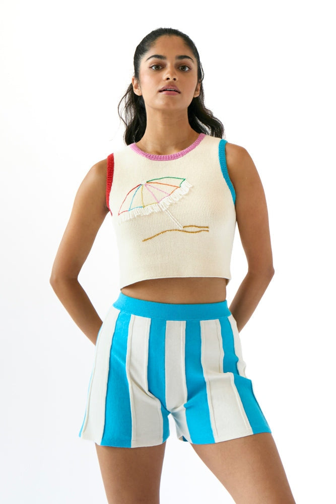 UMBRELLA SHELL SWEATER Tops RachelAntonoff.com
