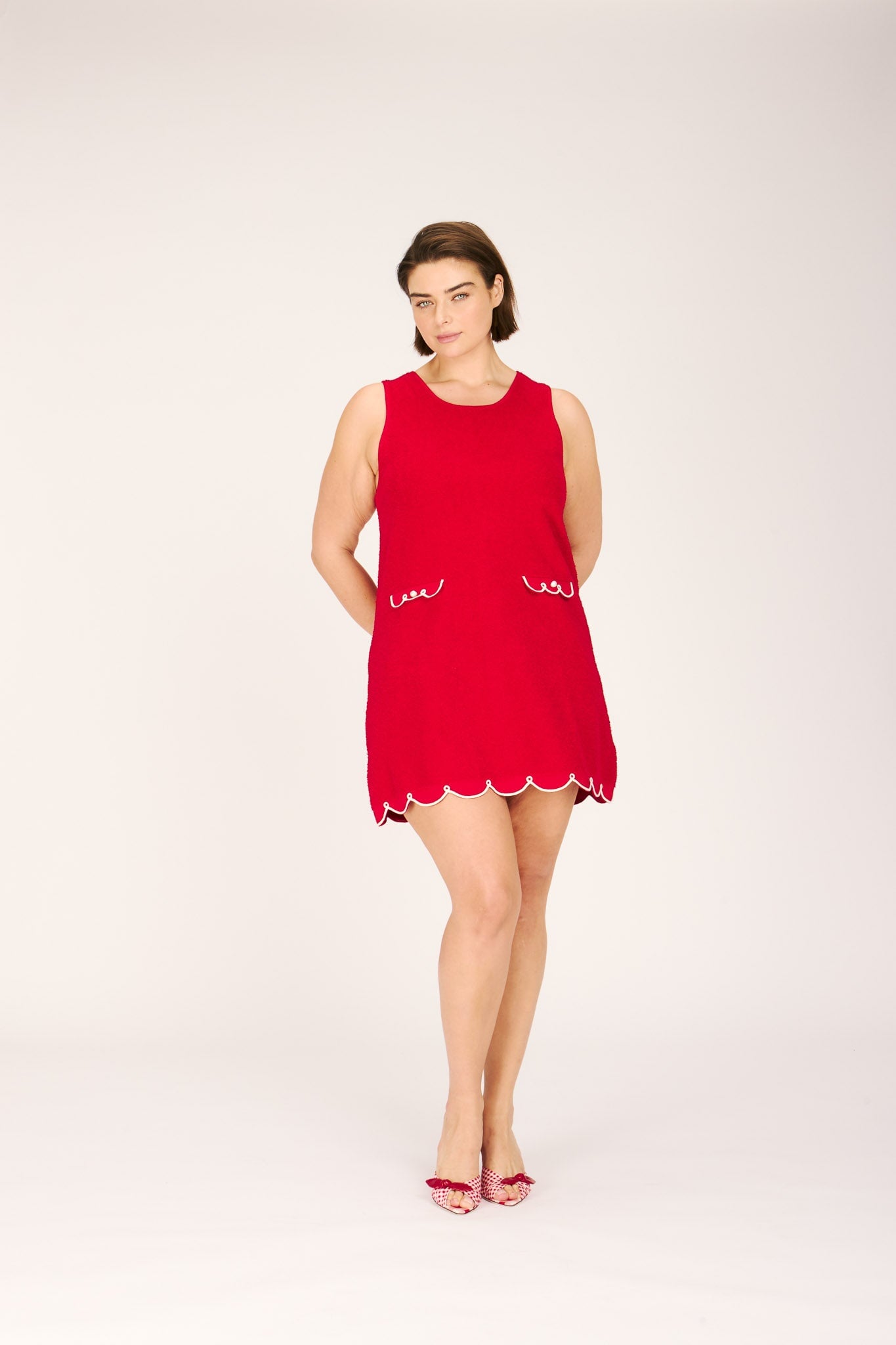 SYLVIE CUPCAKE MINI DRESS RED DRESSES RachelAntonoff.com