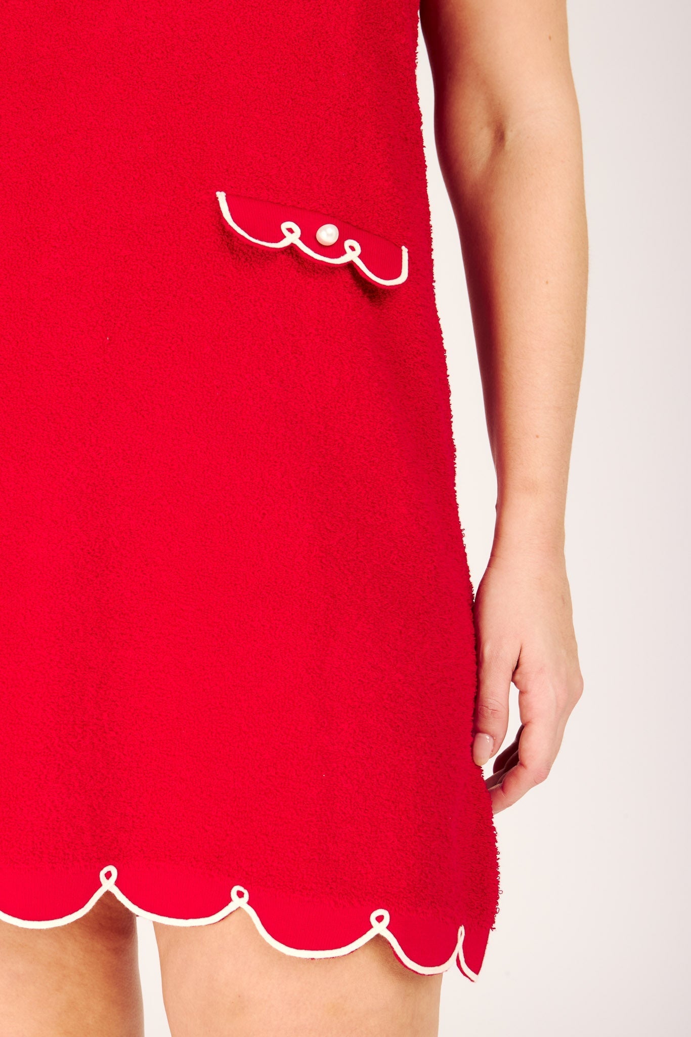 SYLVIE CUPCAKE MINI DRESS RED DRESSES RachelAntonoff.com