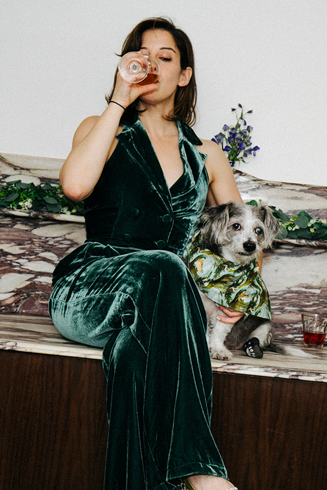 FLYNN JUMPSUIT EVERGREEN