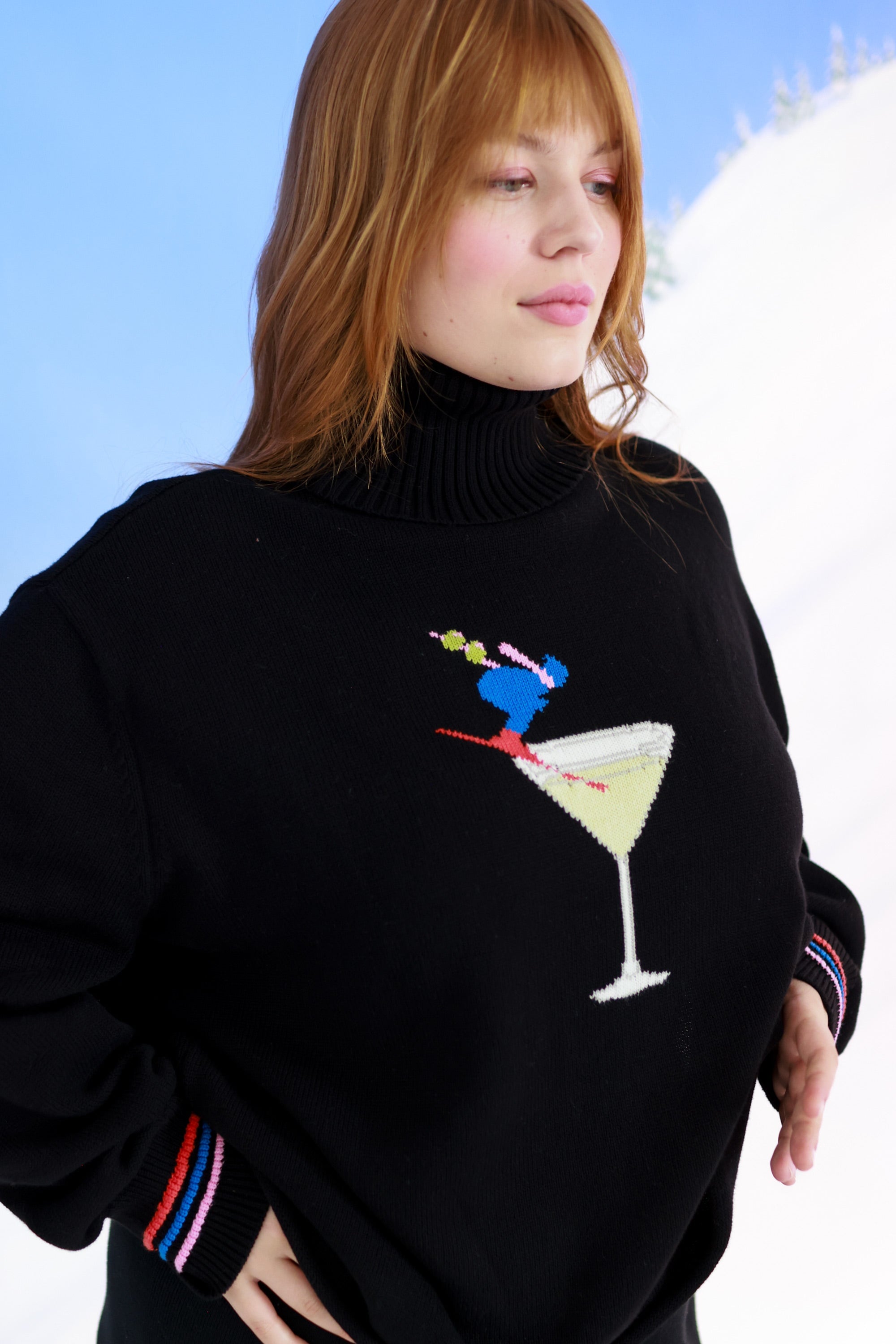 APRES SKI MARTINI TURTLENECK SWEATER RachelAntonoff.com 