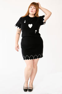 ACE OF HEARTS SKIRT RachelAntonoff.com 