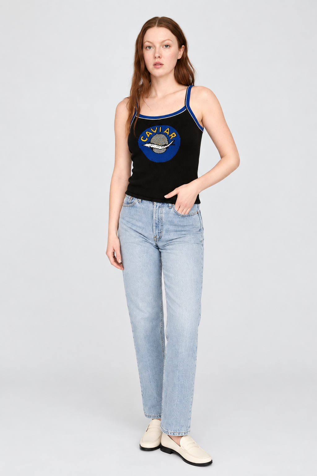 CAVIAR TANK Tops RachelAntonoff.com 