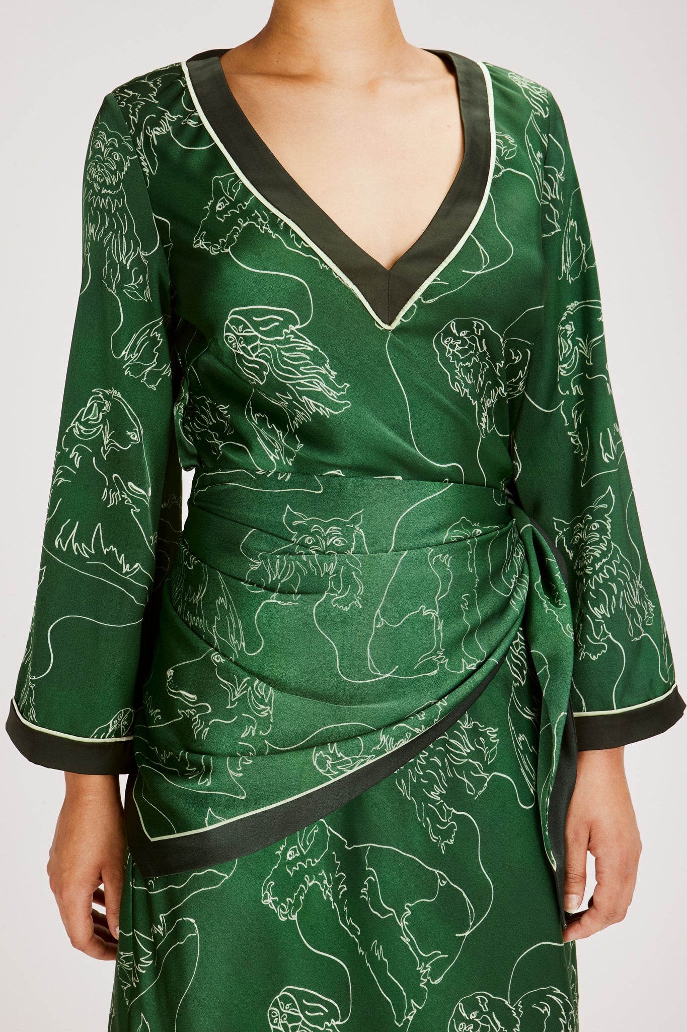 ALEC DRESS DOG SCRAWL DRESSES RachelAntonoff.com 