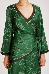 ALEC DRESS DOG SCRAWL DRESSES RachelAntonoff.com 