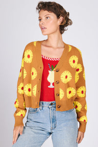 ANA CARDIGAN PINEAPPLE CAKE SWEATERS RachelAntonoff.com 