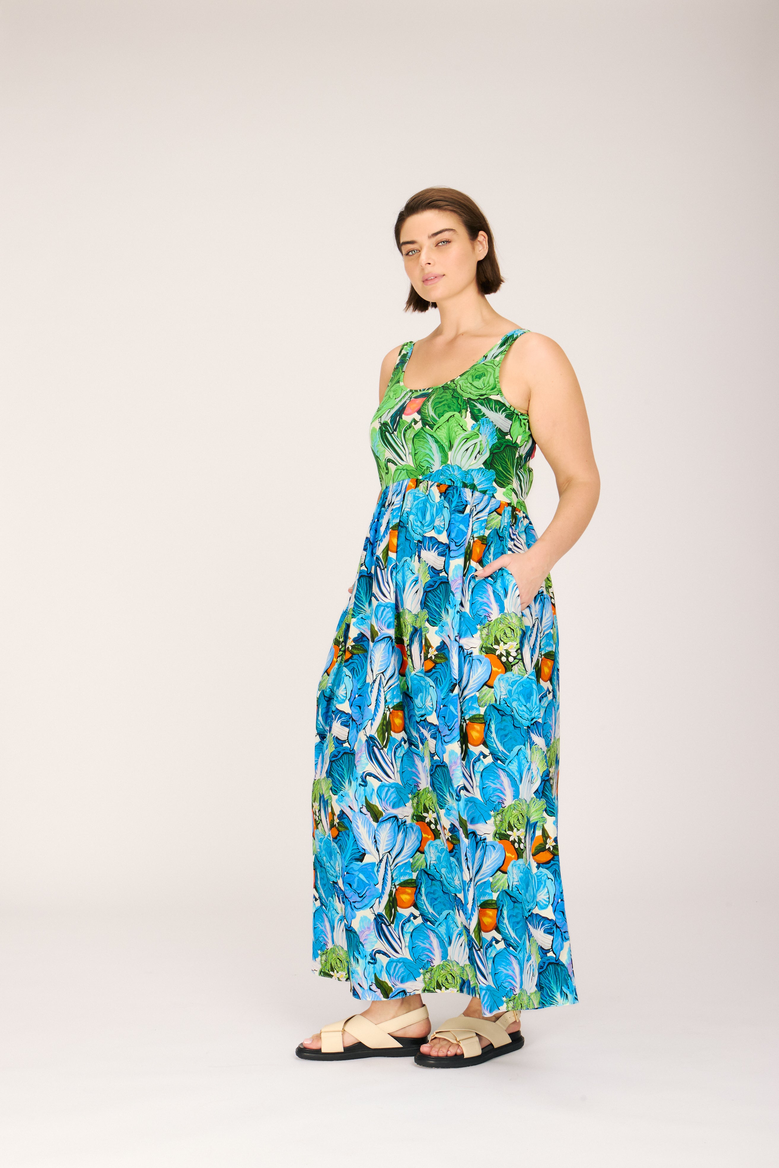 AUBREY DRESS RADICCHIO & CITRUS DRESSES RachelAntonoff.com 