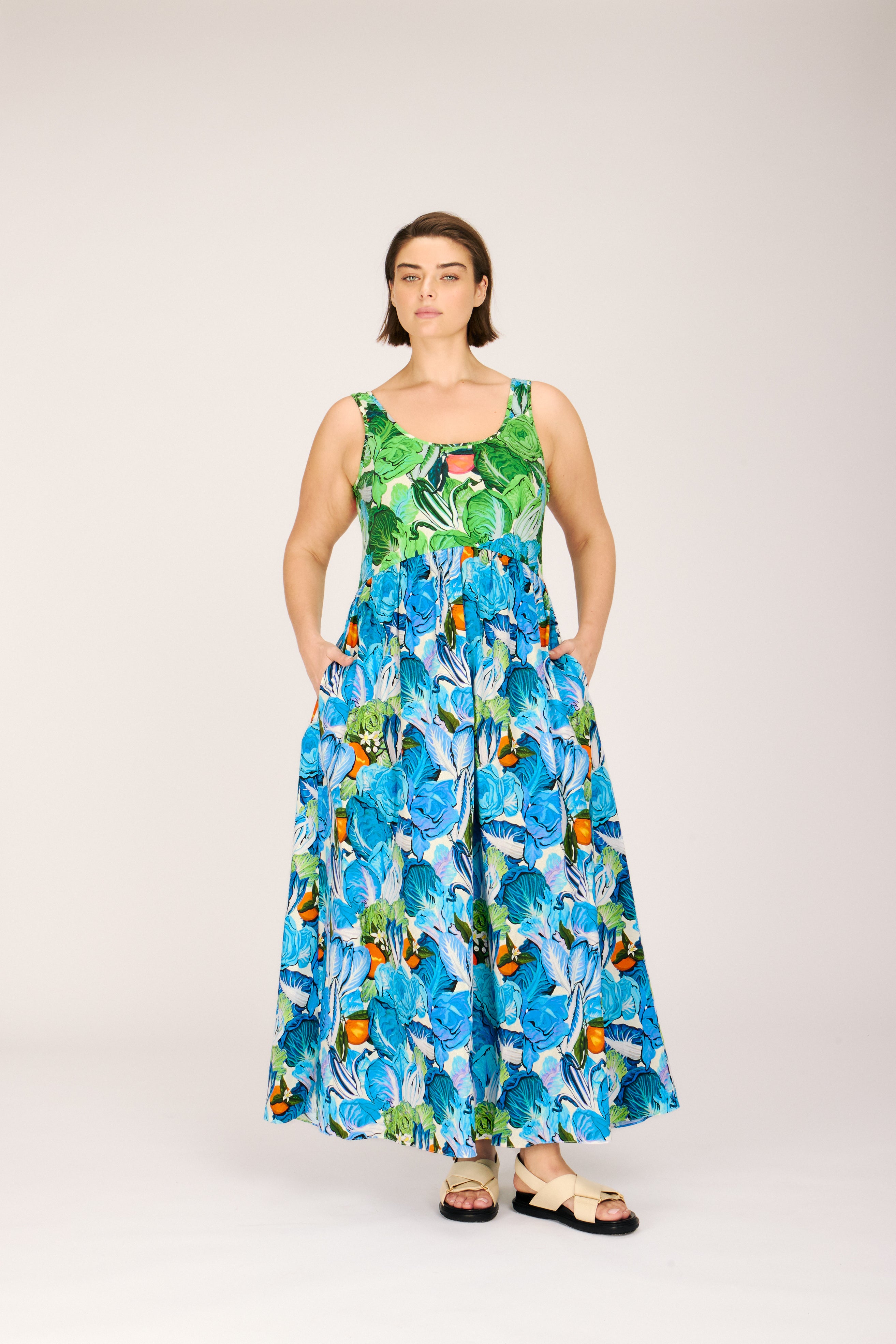 AUBREY DRESS RADICCHIO & CITRUS DRESSES RachelAntonoff.com 