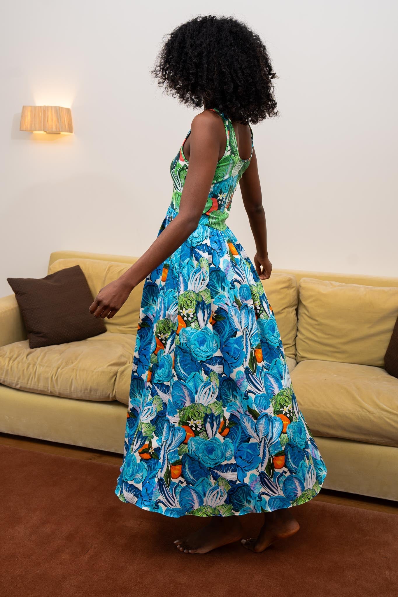 AUBREY DRESS RADICCHIO & CITRUS DRESSES RachelAntonoff.com 