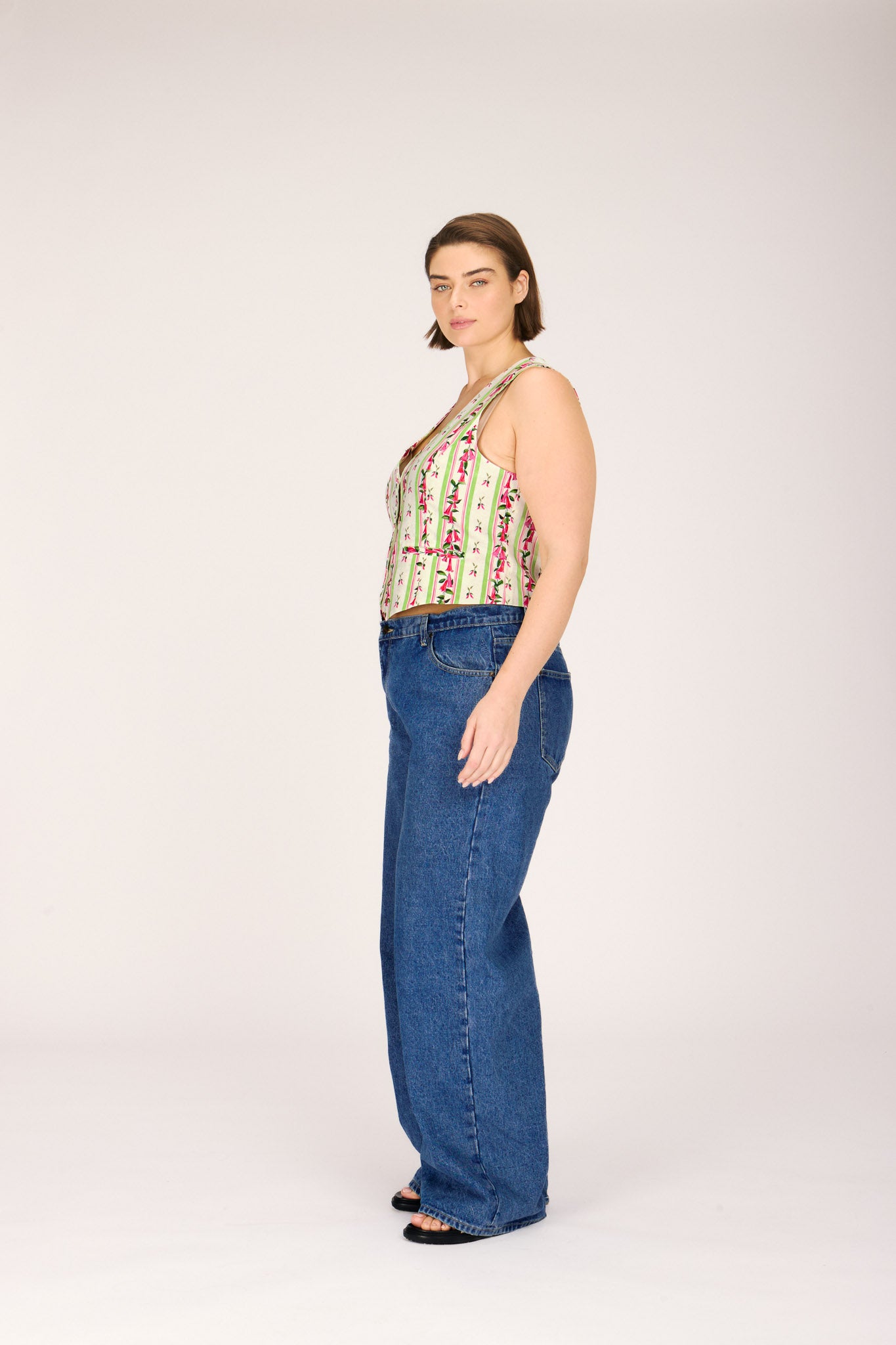 BARRY VEST BELLFLOWER STRIPE TOPS RachelAntonoff.com 