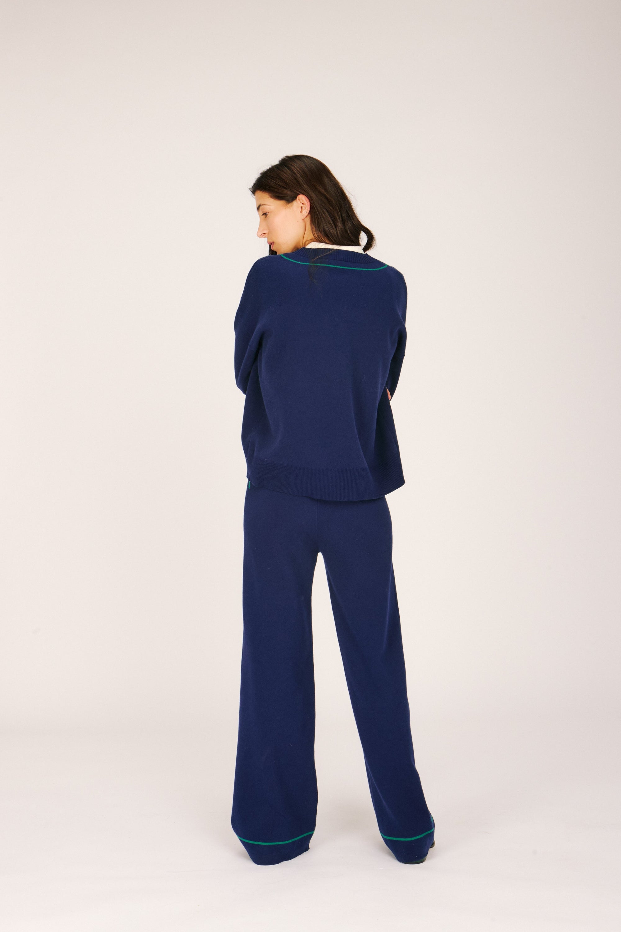 BLAIR CARDIGAN NAVY SWEATERS RachelAntonoff.com 