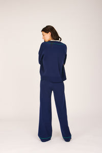 BLAIR CARDIGAN NAVY SWEATERS RachelAntonoff.com 