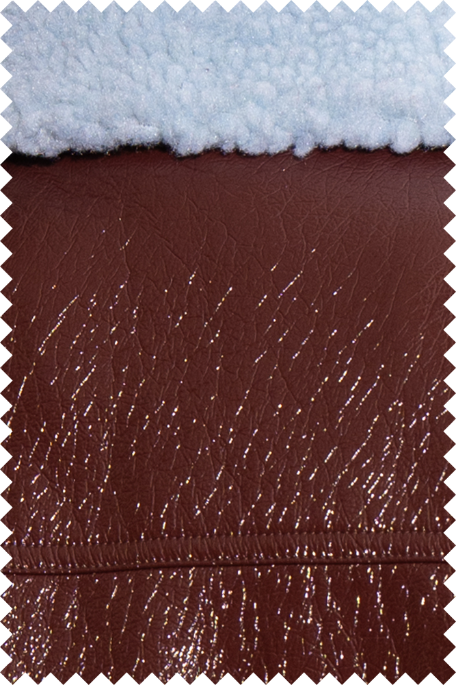 MITTEN BAG BURGUNDY & ICE BLUE
