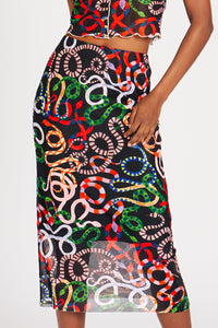 CHELSEA SKIRT SNAKES SKIRTS RachelAntonoff.com 