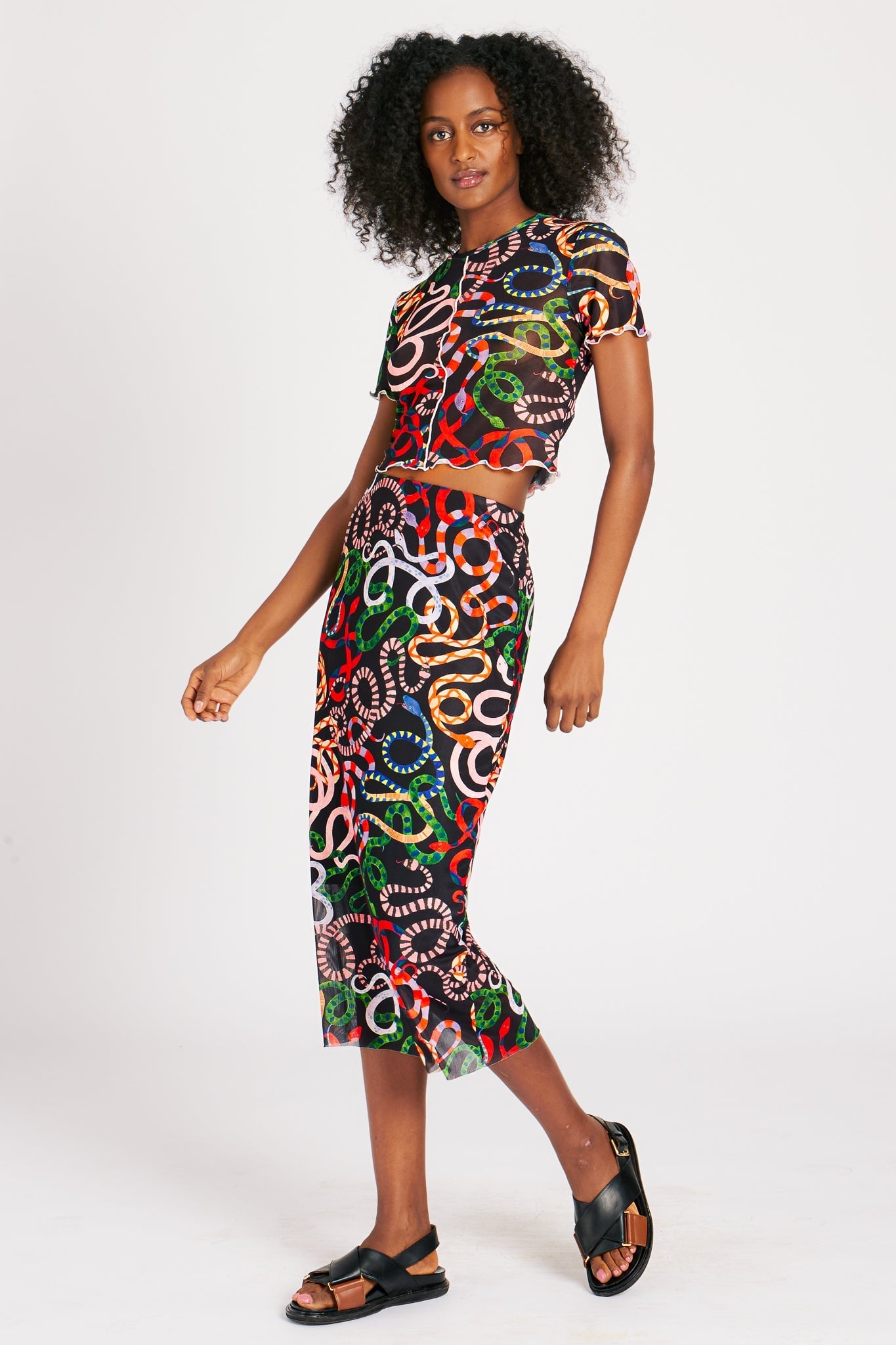 CHELSEA SKIRT SNAKES SKIRTS RachelAntonoff.com 