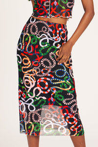 CHELSEA SKIRT SNAKES SKIRTS RachelAntonoff.com 