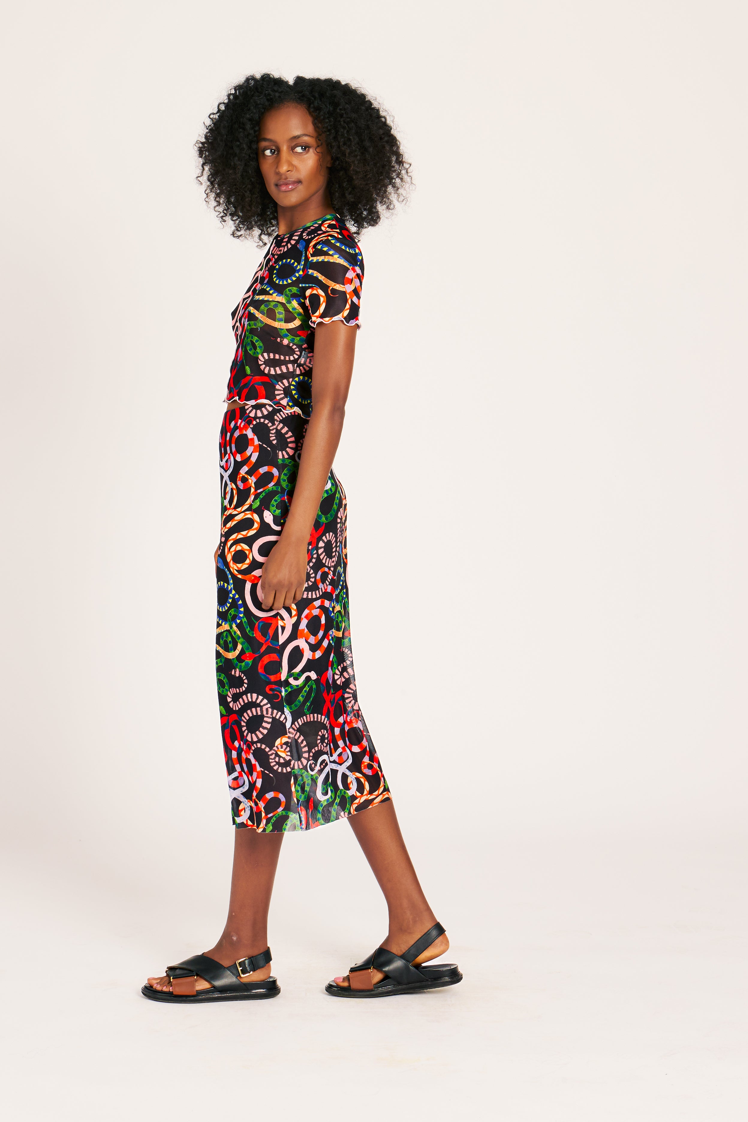 CHELSEA SKIRT SNAKES SKIRTS RachelAntonoff.com 