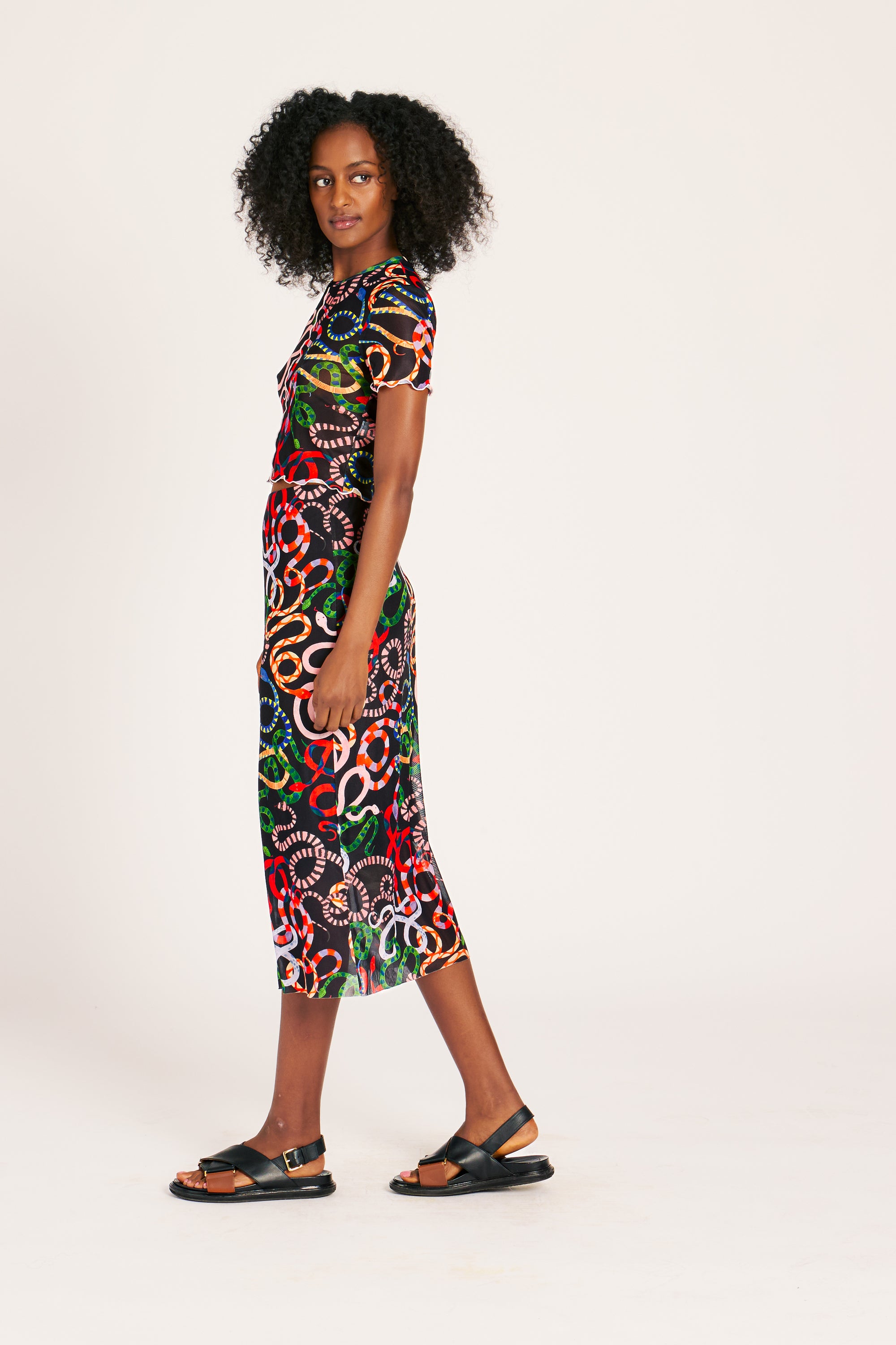 CHELSEA SKIRT SNAKES SKIRTS RachelAntonoff.com 