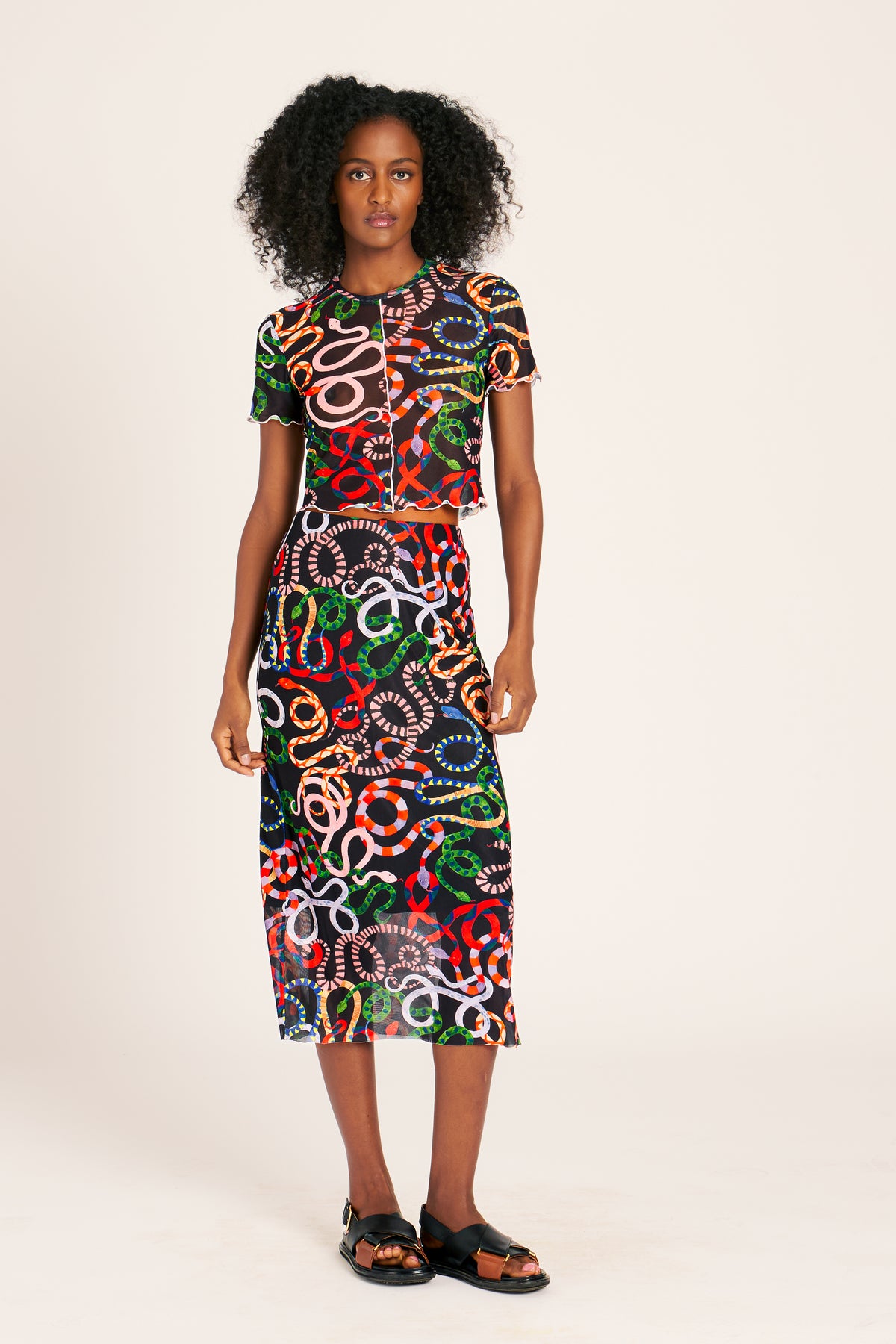 CHELSEA SKIRT SNAKES SKIRTS RachelAntonoff.com 