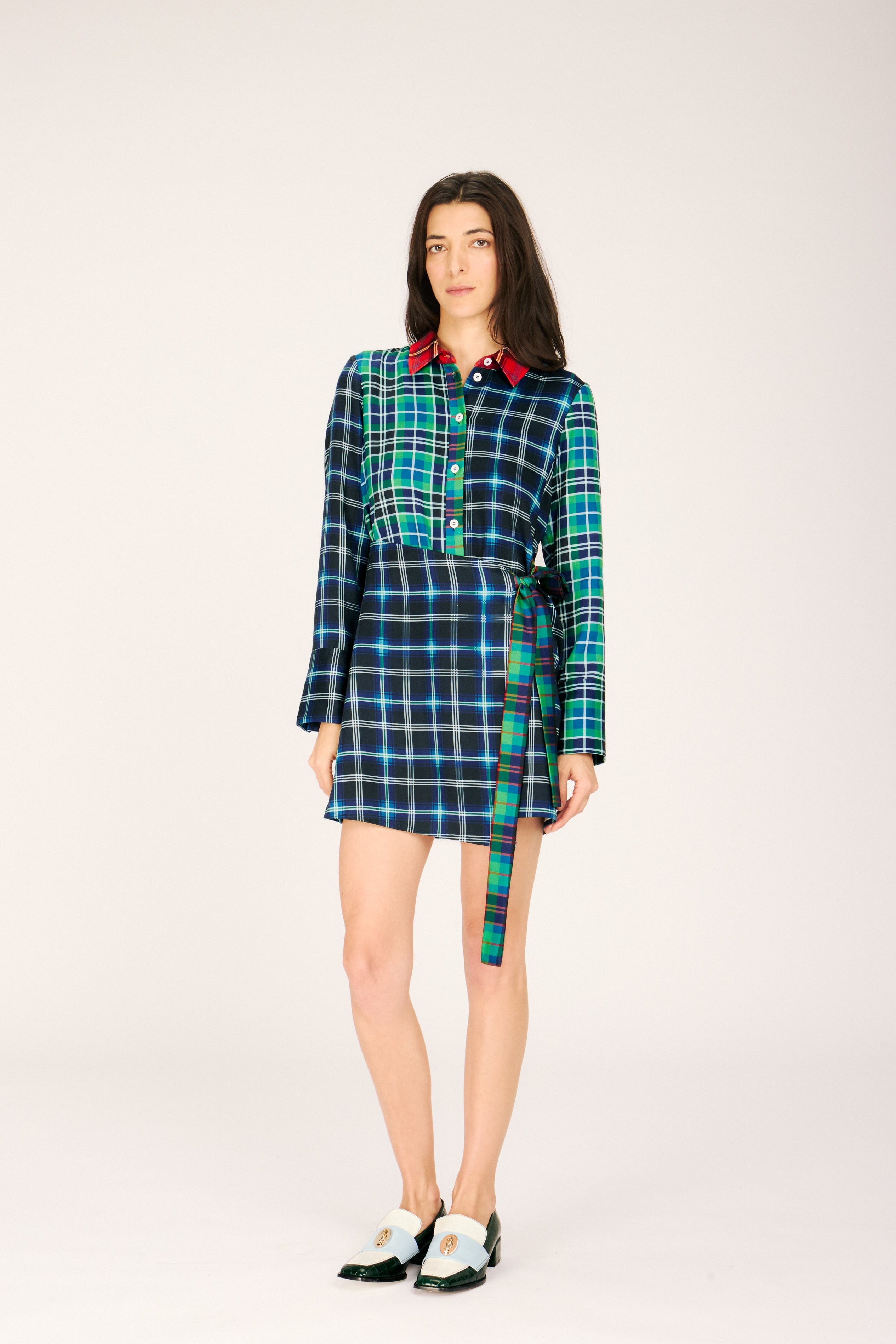 CLAUD DRESS TARTAN DRESSES RachelAntonoff.com 