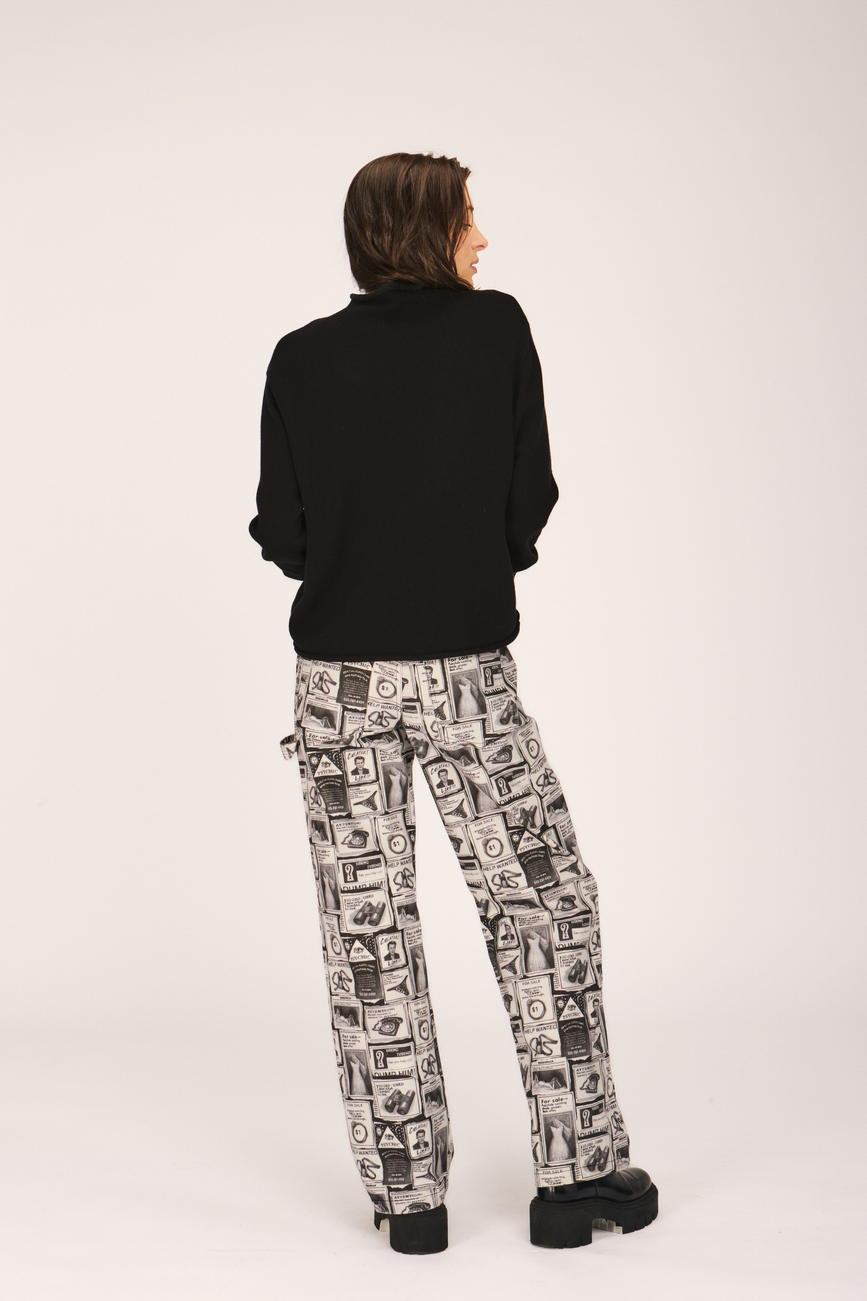 COCKTAIL BAR MOCKNECK SWEATERS RachelAntonoff.com 